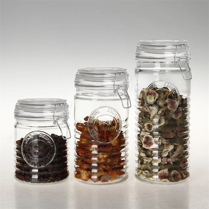 Спеціальна скляна банка для цукерок зі скляною кришкою