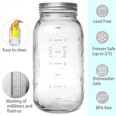 64 УНЦІЇ Wide Mouth Mason Jar