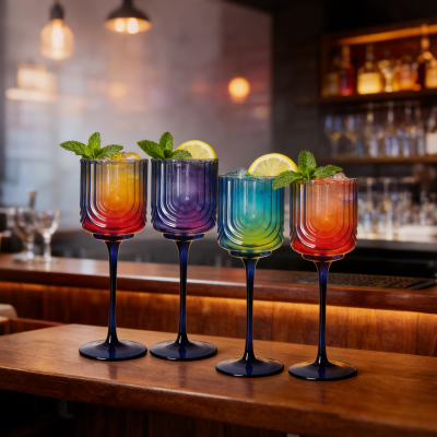 U-Greove Textured Wine Glass